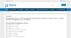 Desktop Screenshot of mens.cz
