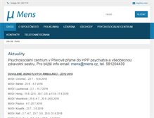 Tablet Screenshot of mens.cz